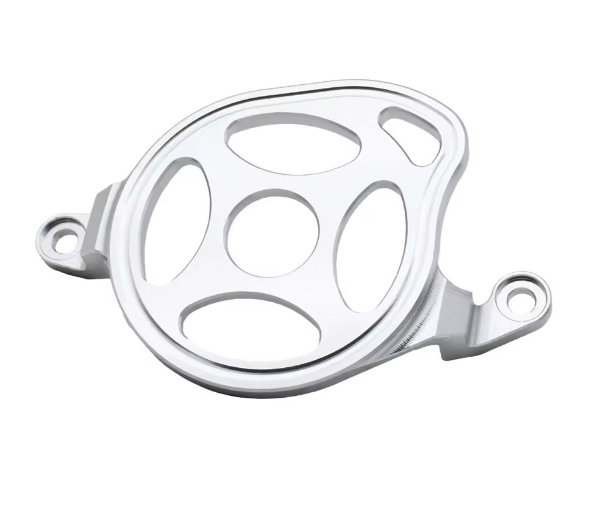 motor cover: silver